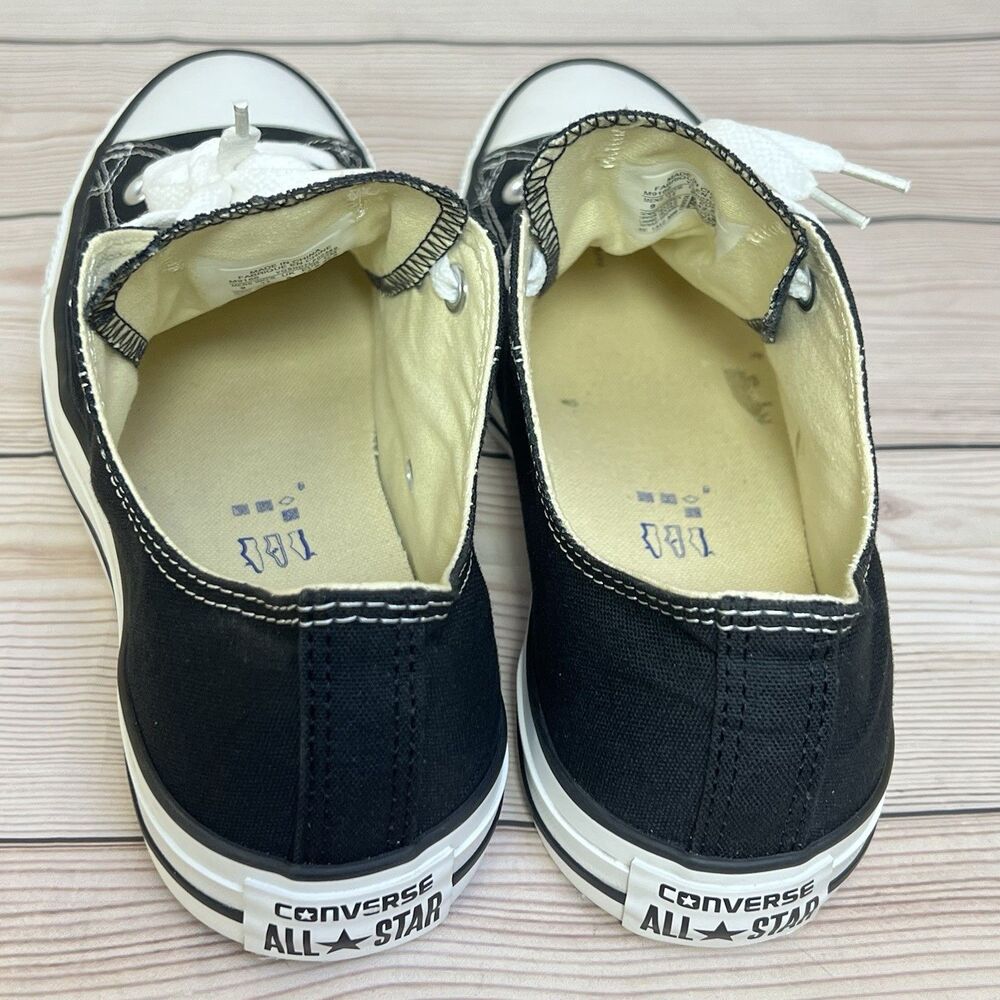 CONVERSE Chuck Taylor All Star Low Black Canvas Sneaker Shoe Men 9/Women 11 MINT - Picture 13 of 14
